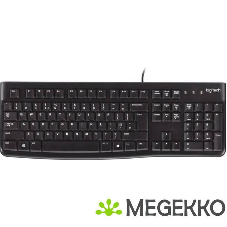 Logitech K120 toetsenbord Zwart, Computers en Software, Toetsenborden, Nieuw, Verzenden