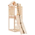Speelhuis met klimwand massief grenenhout, Kinderen en Baby's, Nieuw, Verzenden