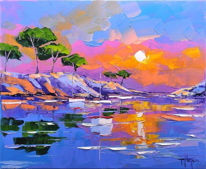 Olivier Pfleger - Mandrafina  Île de Porquerolles  FREE, Antiek en Kunst, Kunst | Designobjecten