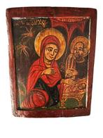 Icoon - Geboorte van Christus - Hout, Antiek en Kunst