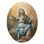 Scuola italiana (XVIII) - Madonna Assunta e angeli