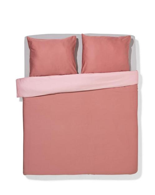 HEMA Dekbedovertrek 240x200/220cm satijn roze, Huis en Inrichting, Slaapkamer | Beddengoed, Nieuw, Verzenden