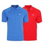 Donnay Donnay Heren - 2-Pack - Sport Polo Bjorn - True Blue, Verzenden, Nieuw