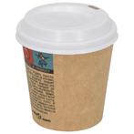vidaXL Papieren koffiebekerdeksels Ø60 mm 4oz 1000 st, Huis en Inrichting, Keuken | Servies, Verzenden, Nieuw