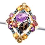 2-delige sieradenset - 14 karaat Geel goud - 6.29ct. tw., Sieraden, Tassen en Uiterlijk, Antieke sieraden