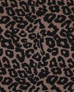 Viscose Stretch Rosella Dierenprint Bruin, Nieuw, Bruin