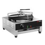 GGM Gastro | Crêpebakplaat - met 1 plaat - Ø 400mm incl. |, Verzenden, Nieuw in verpakking, Fornuis, Frituur en Grillen