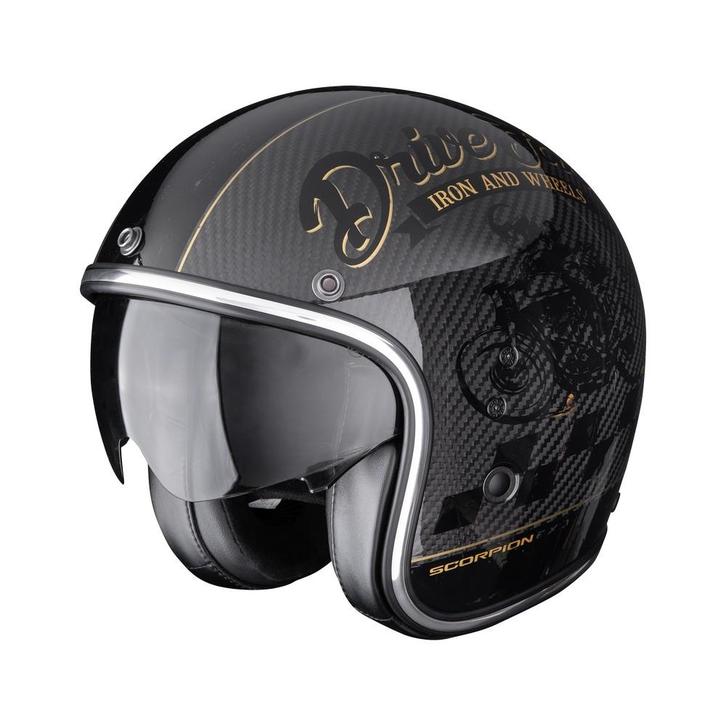 Belfast EVO Carbon Zippy Helm Scorpion, Motoren, Kleding | Motorhelmen, Verzenden