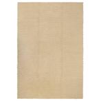 vidaXL Vloerkleed rechthoekig 120x180 cm katoen naturel, Verzenden, Nieuw, Bruin