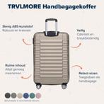 2dekans | TRVLMORE Koffer - Handbagage - Cijferslot -, Sieraden, Tassen en Uiterlijk, Koffers, Ophalen of Verzenden, Zo goed als nieuw