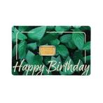 1 gram Happy Birthday goudbaar C.Hafner, Postzegels en Munten, Ophalen of Verzenden