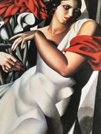 Tamara de Lempicka - originale con licenza 2004 ritratto di, Antiek en Kunst, Kunst | Tekeningen en Foto's