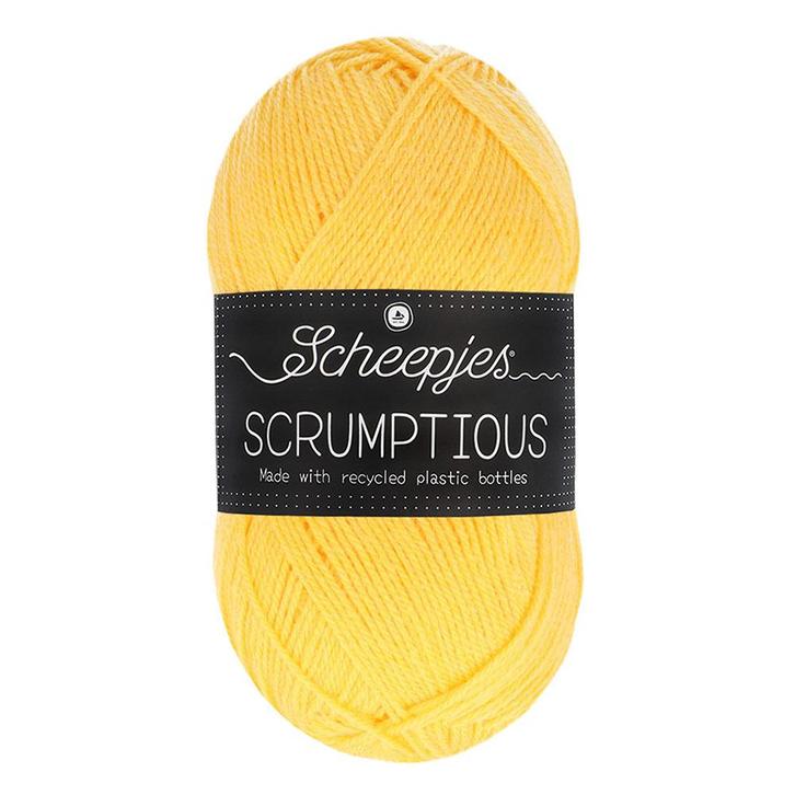Scheepjes Scrumptious - 385 Citrus Sunshine Cake, Hobby en Vrije tijd, Breien en Haken, Breien of Haken, Nieuw, Wol of Garen, Ophalen of Verzenden