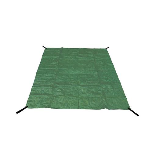 Silverline Veelzijdig grondzeil - 2 x 2 meter - groen - s..., Caravans en Kamperen, Caravan accessoires, Nieuw, Ophalen of Verzenden