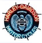 Harley-Davidson - Open B&S Eagle Neon Sign, Verzamelen, Ophalen, Gebruikt