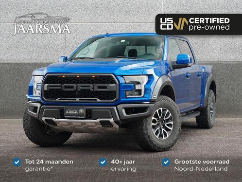 Ford USA F-150 3.5 V6 Ecoboost SuperCrew Raptor, Auto's, Bestelauto's, Lease, Automaat, Financial lease, LPG, Blauw, Ford, Ophalen of Verzenden