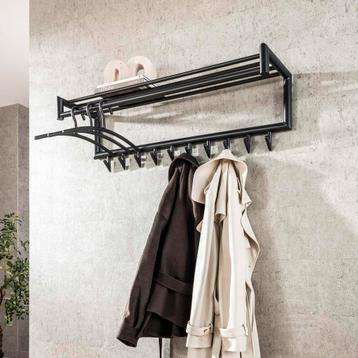 Industrieel Kapstok 100 cm breed - Staal - 10 Haaks - 2025 beschikbaar voor biedingen