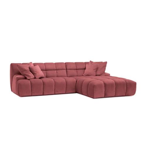 Loungebank Tynaarlo - loungebanken - Rood, Huis en Inrichting, Banken | Sofa's en Chaises Longues, Nieuw, Stof