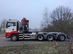 Vrachtwagen, MAN, TGS 35.440 8x4 HMF 16 Tonmeter Z-kraan,