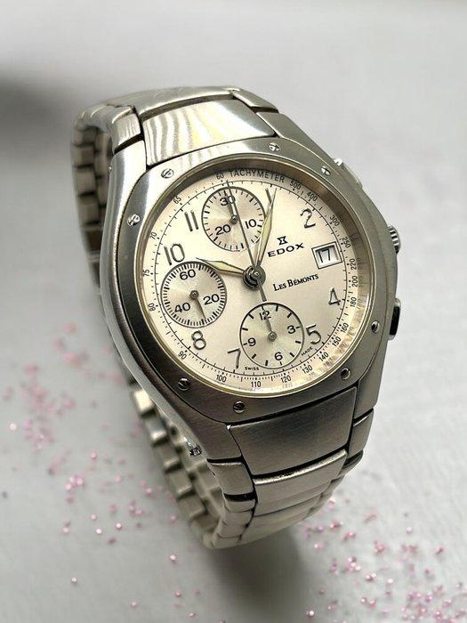 Edox - Les Bémonts Chronograph Automatic - Zonder, Sieraden, Tassen en Uiterlijk, Horloges | Heren