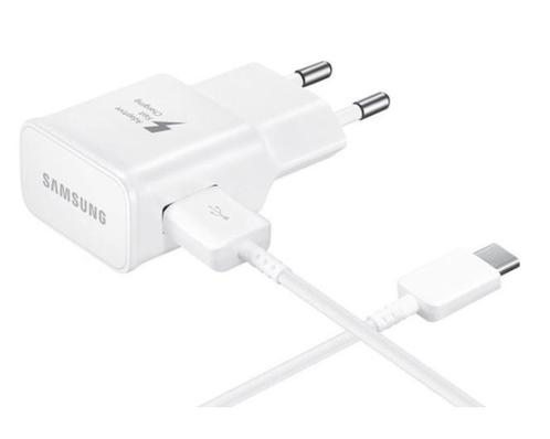Samsung 15W snellader - incl. 1.2m USB-C kabel - Wit, Telecommunicatie, Powerbanks