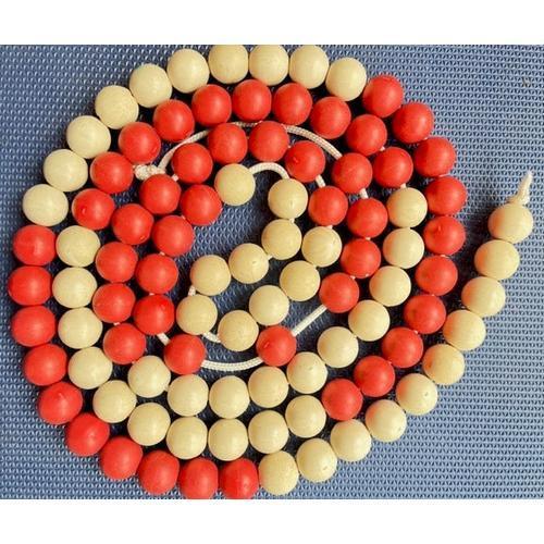 Klassikale Rekenketting 100 kralen rood/wit Hout 2m, Boeken, Schoolboeken, Nieuw, Verzenden