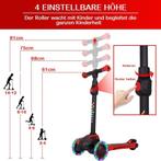 Kinderstep - 3 wielen - Kinder step jongens - LED Wielen - V, Verzenden, Zo goed als nieuw