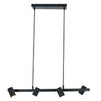 Moderne hanglamp zwart, Carlos, Huis en Inrichting, Lampen | Hanglampen, Nieuw, Ophalen of Verzenden, Modern, Metaal