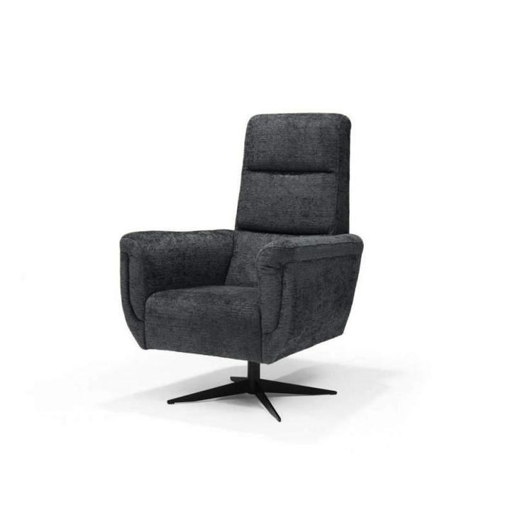 Draaifauteuil Lancaster - fauteuils - Antraciet, Huis en Inrichting, Stoelen, Nieuw, Stof