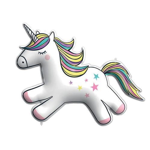 Unicorn Helium Ballon Regenboog Leeg, Hobby en Vrije tijd, Feestartikelen, Nieuw, Verzenden