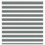 vidaXL Zebra rolgordijn 145x150 cm stofbreedte 140,9 cm, Verzenden, Nieuw, Grijs