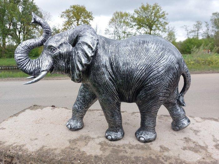 Beeld, large statue of elephant in excellent finish - 52 cm, Antiek en Kunst, Curiosa en Brocante