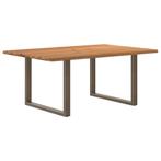 vidaXL Eettafel rechthoekig 180x120x74 cm massief eikenhout, Huis en Inrichting, Verzenden, Nieuw