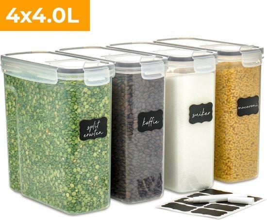 2dekans | Stosh Voorraadpotten - Voorraadbussen - Luchtdicht, Huis en Inrichting, Keuken | Potten en Pannen, Zo goed als nieuw