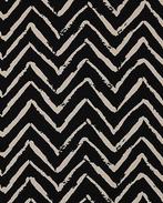 Viscose Radiance Zig Zag Zwart, Nieuw, Zwart