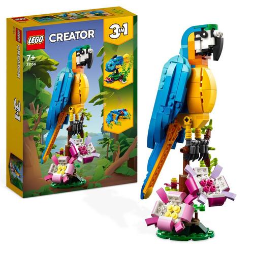 LEGO Creator 3in1 - Exotic Parrot 31136, Kinderen en Baby's, Speelgoed | Duplo en Lego, Ophalen of Verzenden
