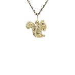Gouden vintage eekhoorn hanger 14 krt, Sieraden, Tassen en Uiterlijk, Ophalen of Verzenden, Nieuw