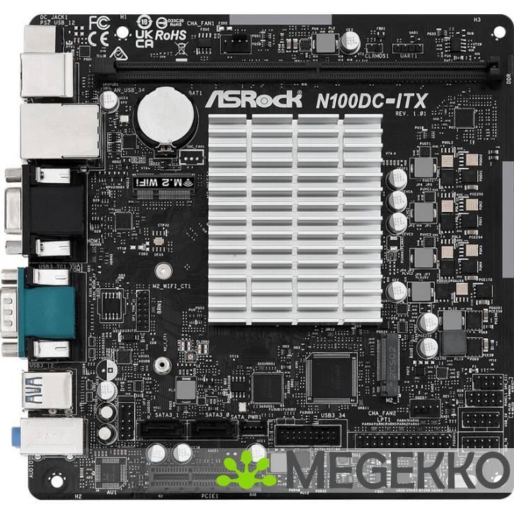 Asrock N100DC-ITX, Computers en Software, Moederborden, Nieuw, Verzenden