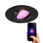 Aluminium smart inbouwspot zwart, Jill, IP44, Ophalen of Verzenden, Nieuw, Modern