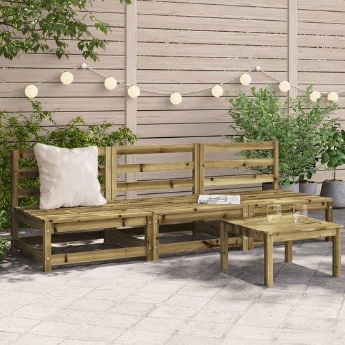 vidaXL Tuinbanken 3 st zonder armleuning 70x70x67 cm, Tuin en Terras, Tuinsets en Loungesets, Nieuw, Verzenden