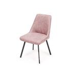 Eetkamerstoel Medemblik - eetkamerstoelen - Roze, Huis en Inrichting, Nieuw, Stof