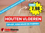 Restpartijen houten vloeren vanaf €7,98 p/m² – OP=OP, Doe-het-zelf en Verbouw, Ophalen of Verzenden, Nieuw, Hout, Parket