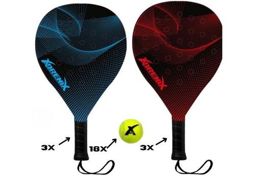 Veiling - B Merk Padelset Racket + 18 Ballen, Sport en Fitness, Padel, Nieuw
