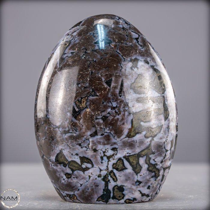 Natuurlijk zeer groot Indigo Gabbro - Merlinit Obelisk-, Antiek en Kunst, Curiosa en Brocante