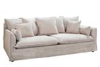 Grote 3-zitsbank HEAVEN 200cm champagne beige bouclé, Ophalen of Verzenden, Nieuw