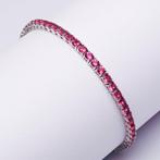 Zonder Minimumprijs - Armband Zilver - 4.75ct. tw. Robijn -, Sieraden, Tassen en Uiterlijk, Nieuw