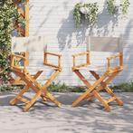 Regisseursstoelen 2 stuks - OP=OP - Tuin & Camping, Ophalen of Verzenden, Nieuw