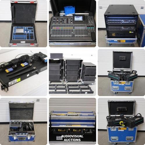 Licht, Geluid, Video en Rigging Veiling Sluit op Ma 19/05, Muziek en Instrumenten, Licht en Laser, Gebruikt, Geluidgestuurd, Kleur