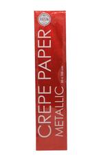 Crepe Papier Metallic Rood 50cm 1,5m, Verzenden, Nieuw