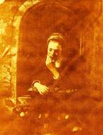 Glas-in-loodraam - Handvervaardigd - Naar Nicolaes Maes -, Antiek en Kunst, Curiosa en Brocante